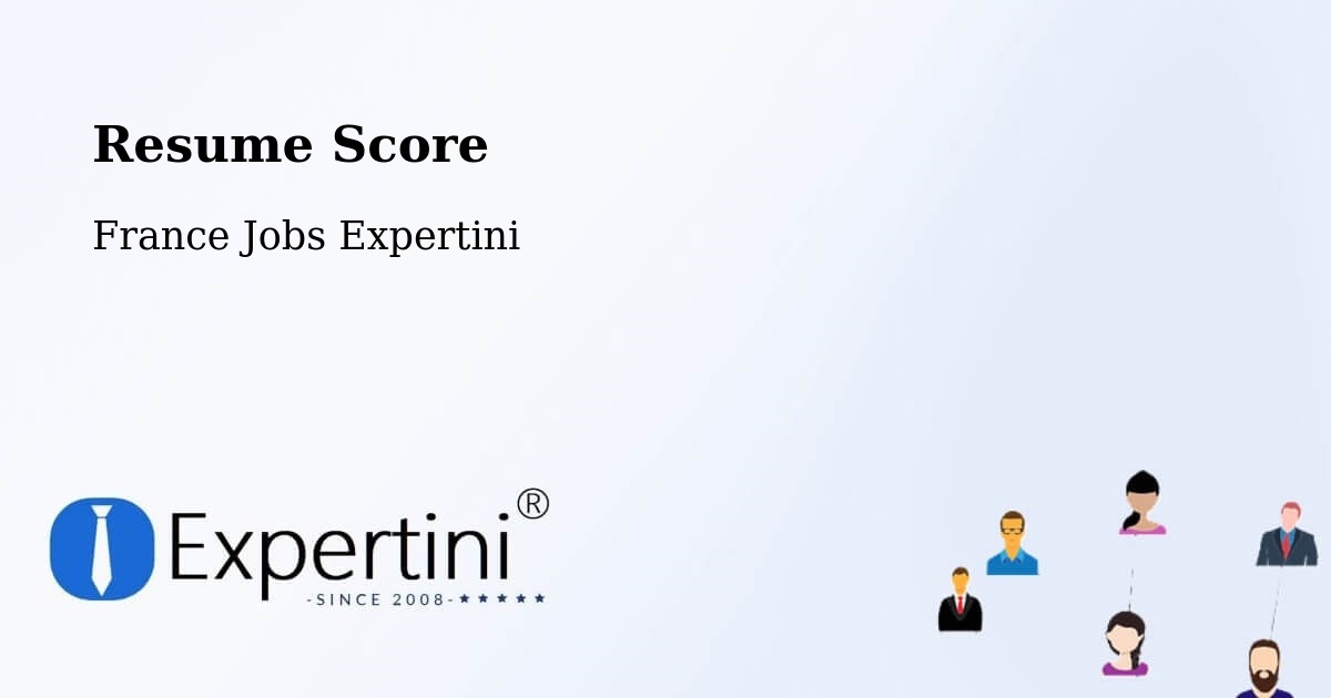 Resume Score & Job Description Match Tool – Théding - France Jobs Expertini